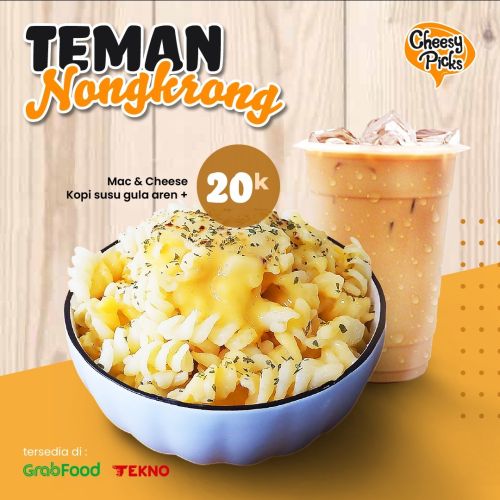mac and chesee kopi susu gula aren